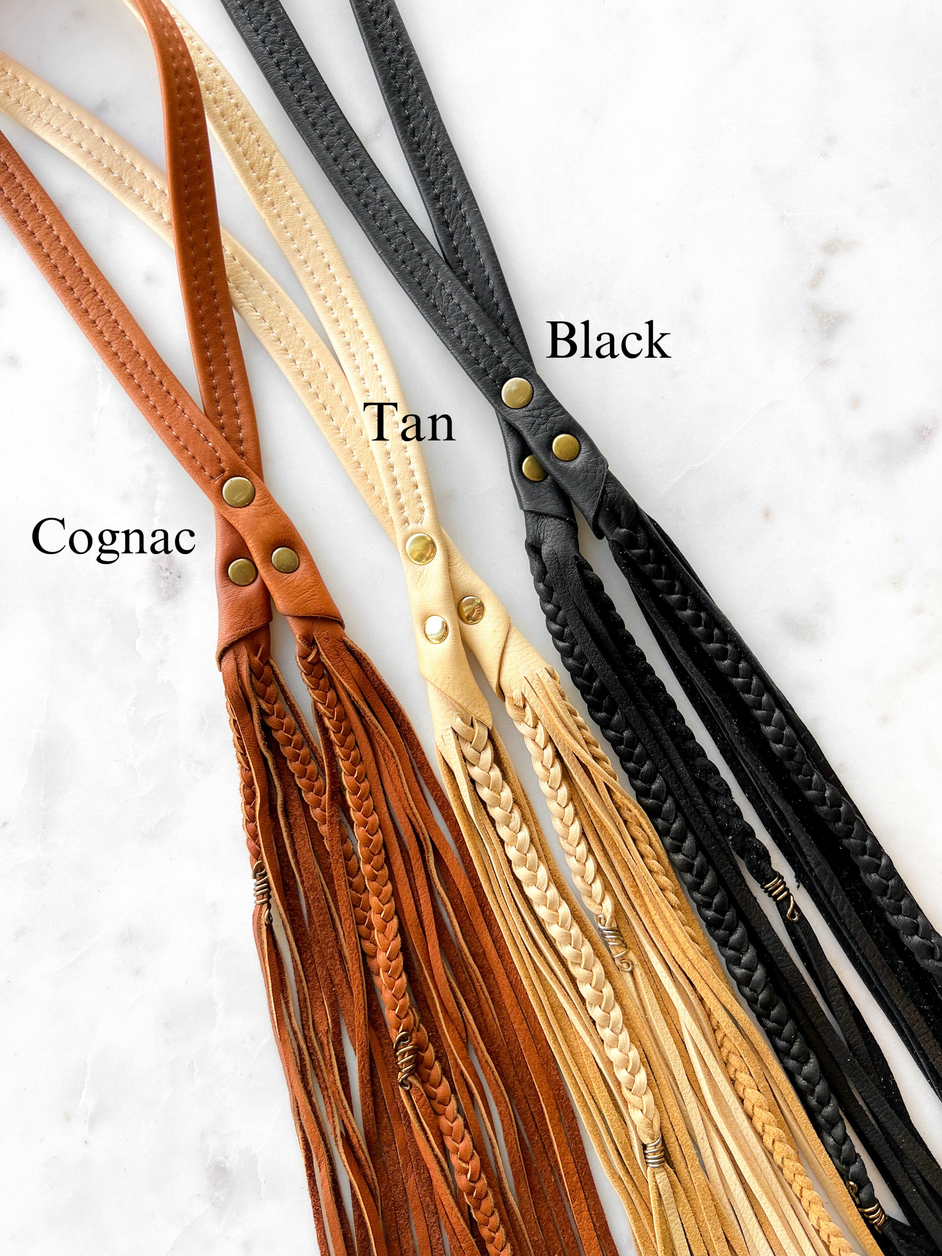Mountain Leather Fringe Collar