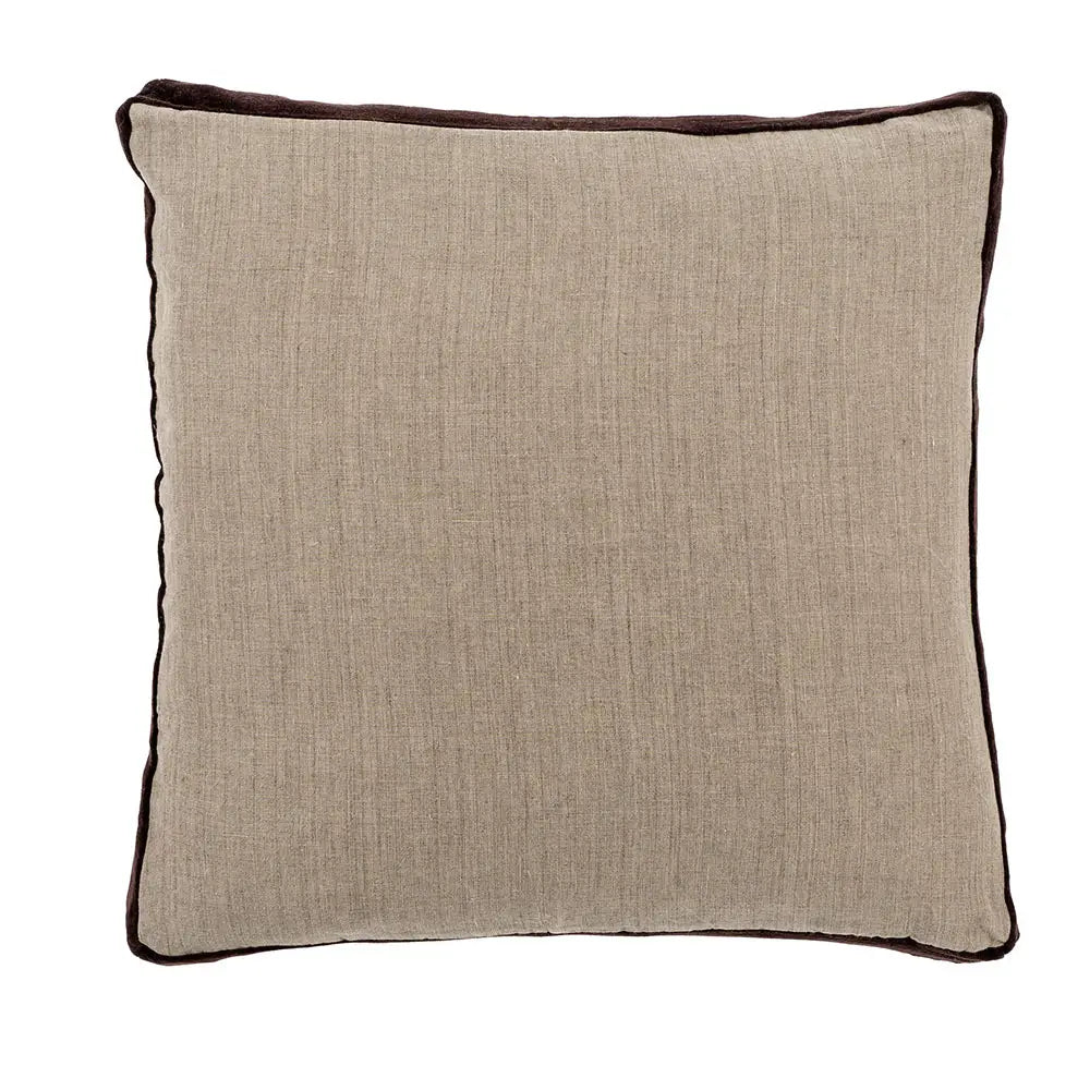 Velvet Trim Pillow