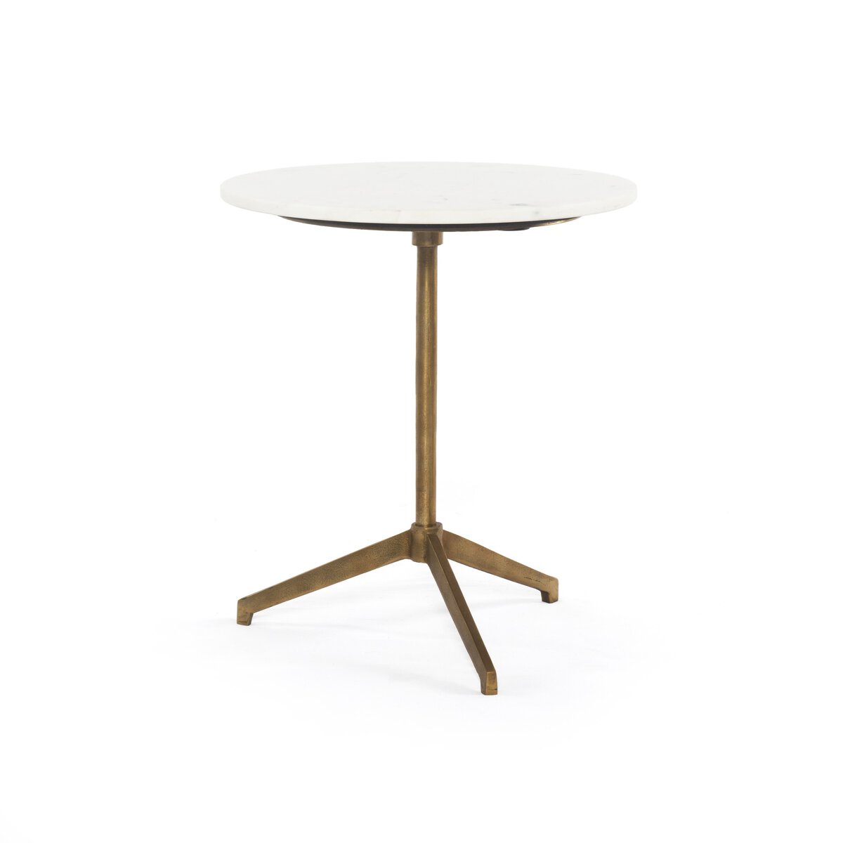 Marble &amp; Brass Accent Table