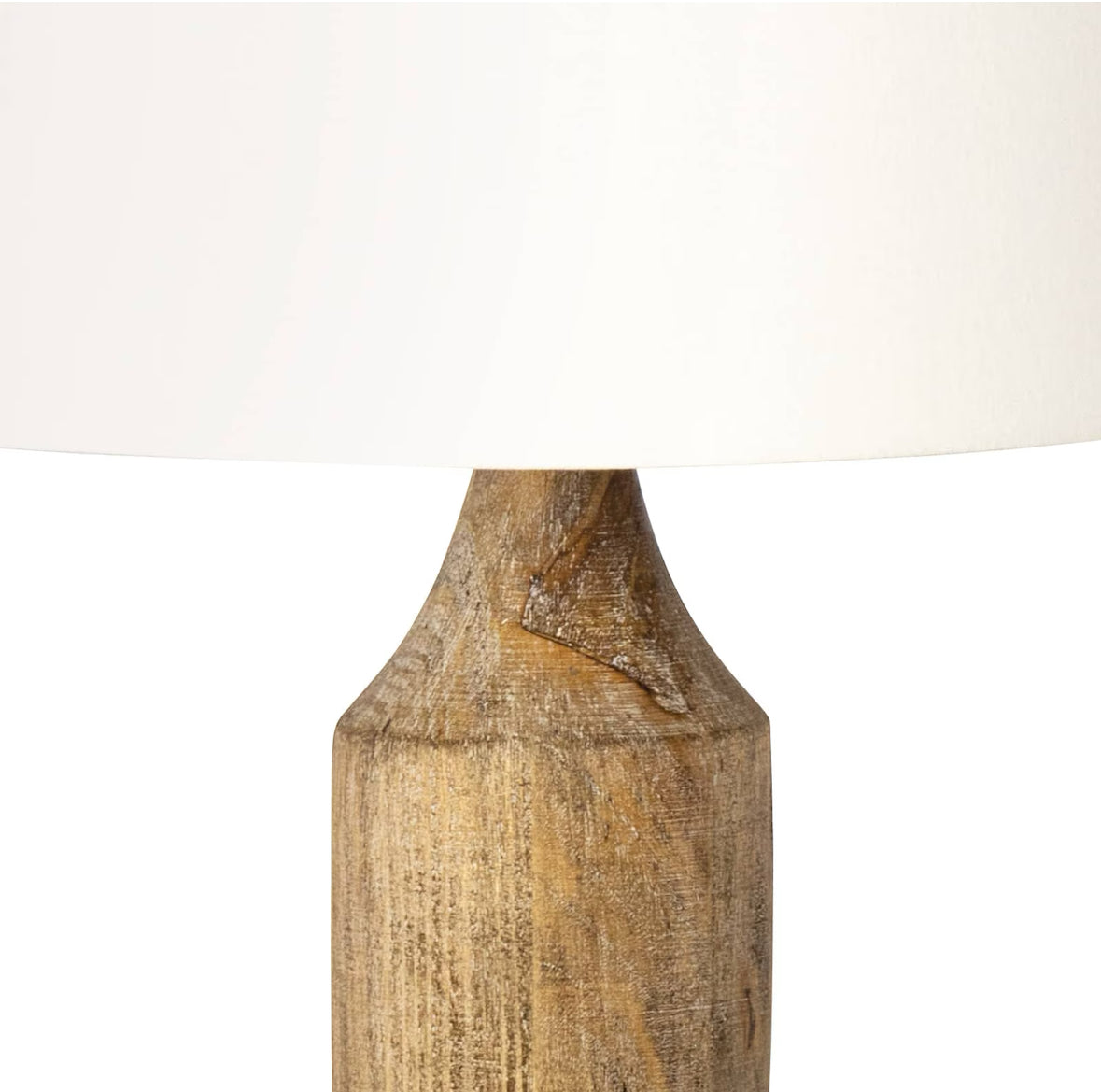 Wooden Spindle Lamp