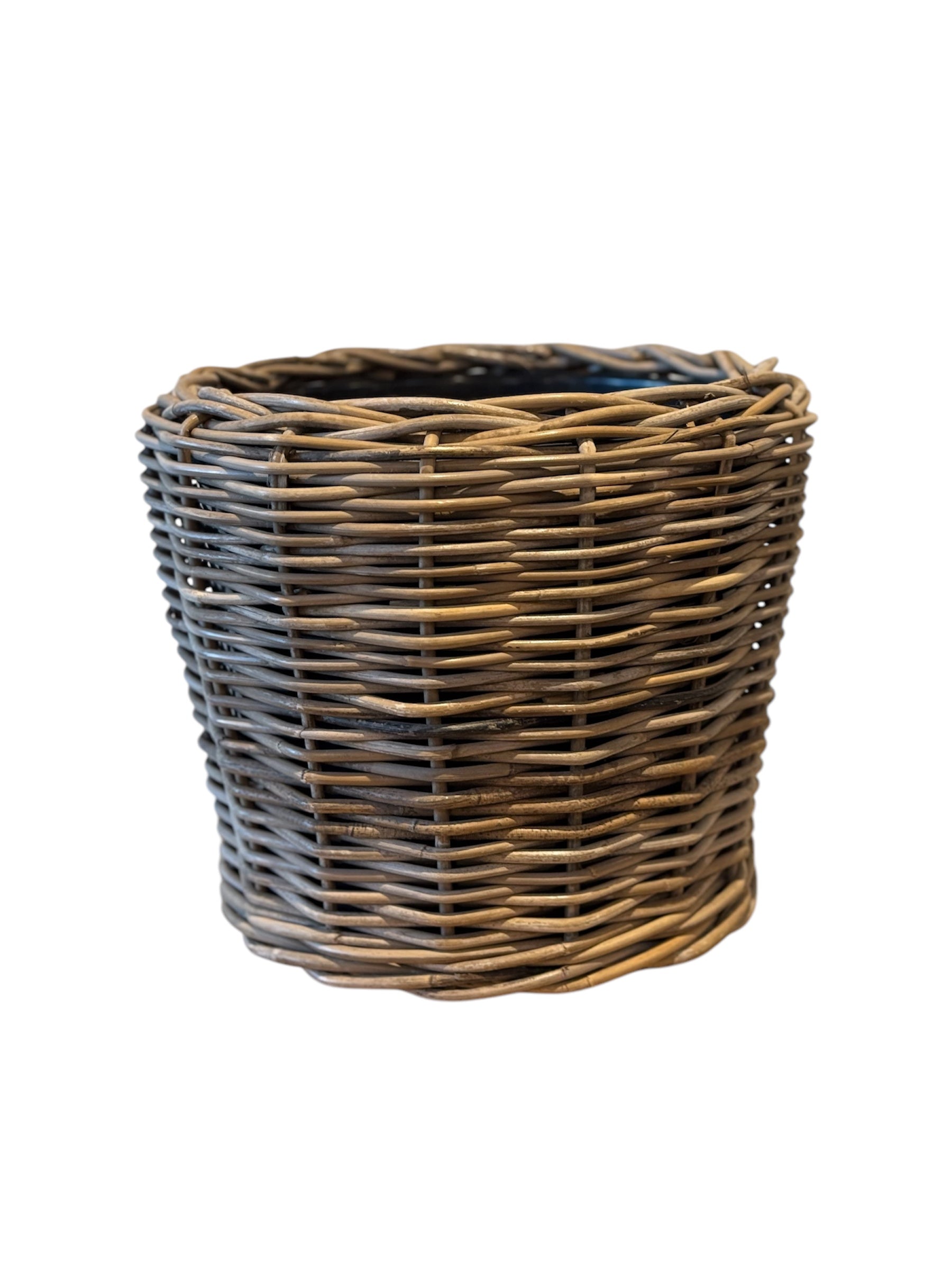 Lined Rattan Basket