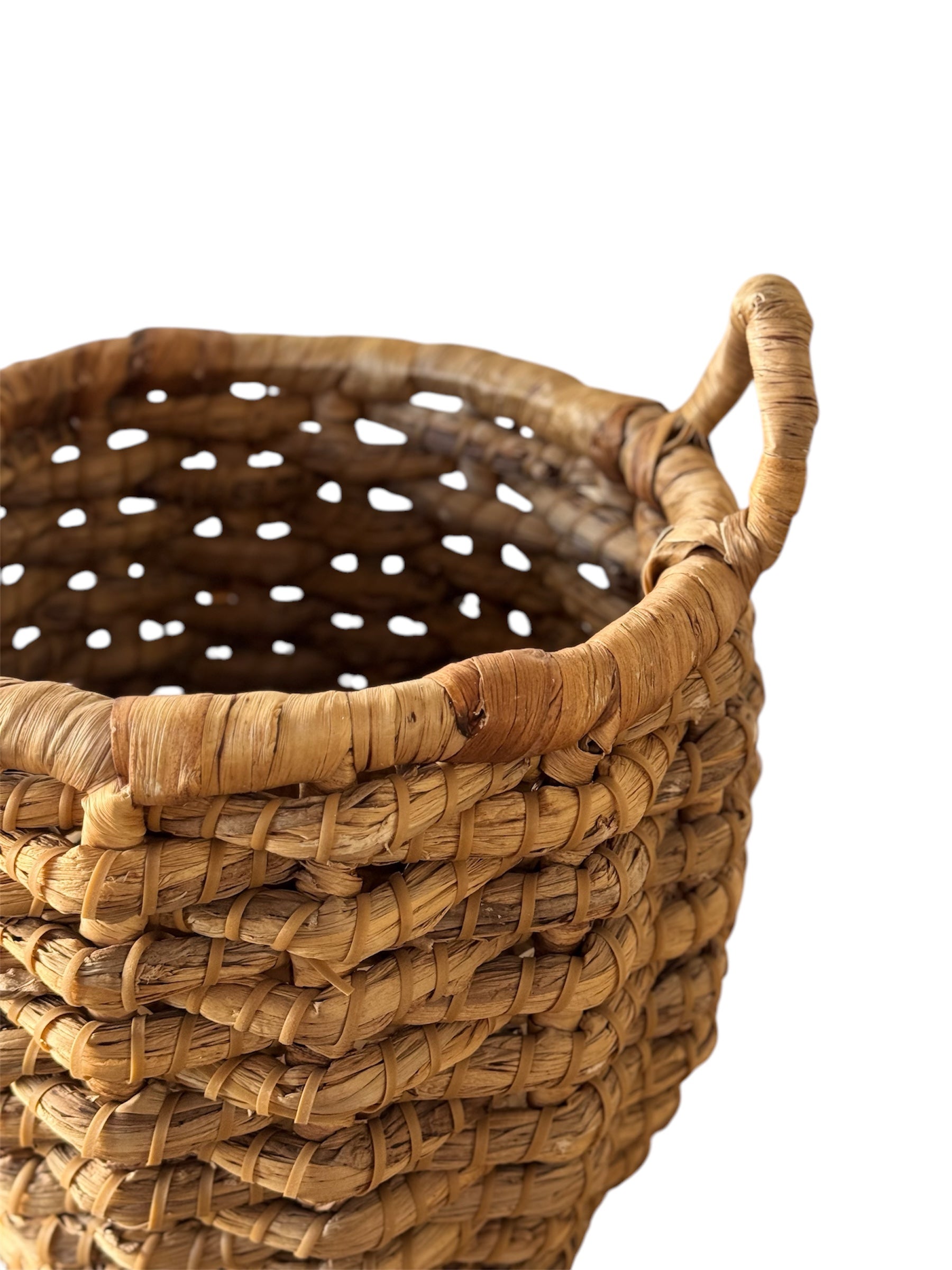 Round Wide Weave Basket