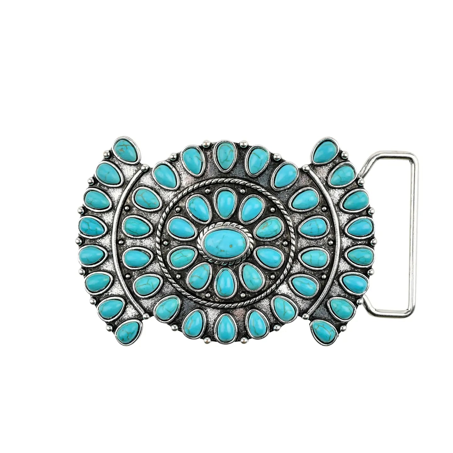 Turquoise Cluster Buckle