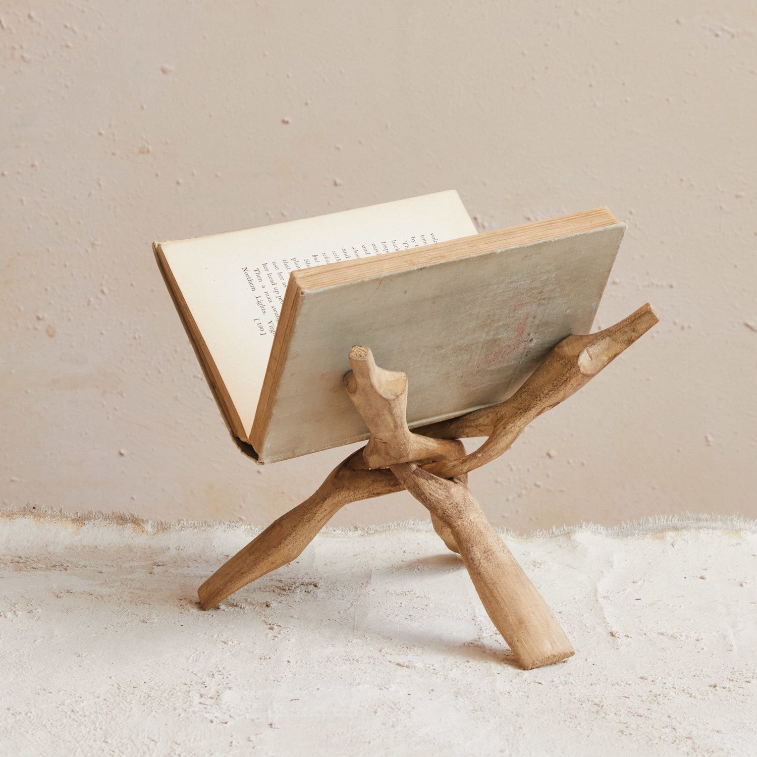 Wood Folding Plant/Book Stand