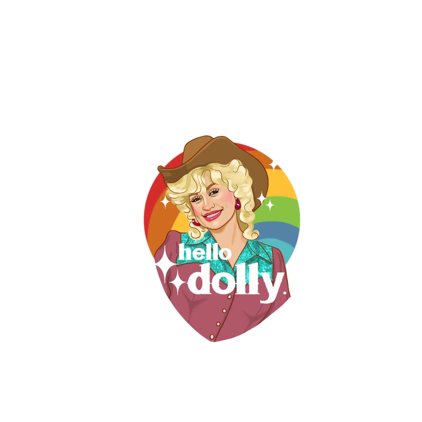 Hello Dolly Sticker