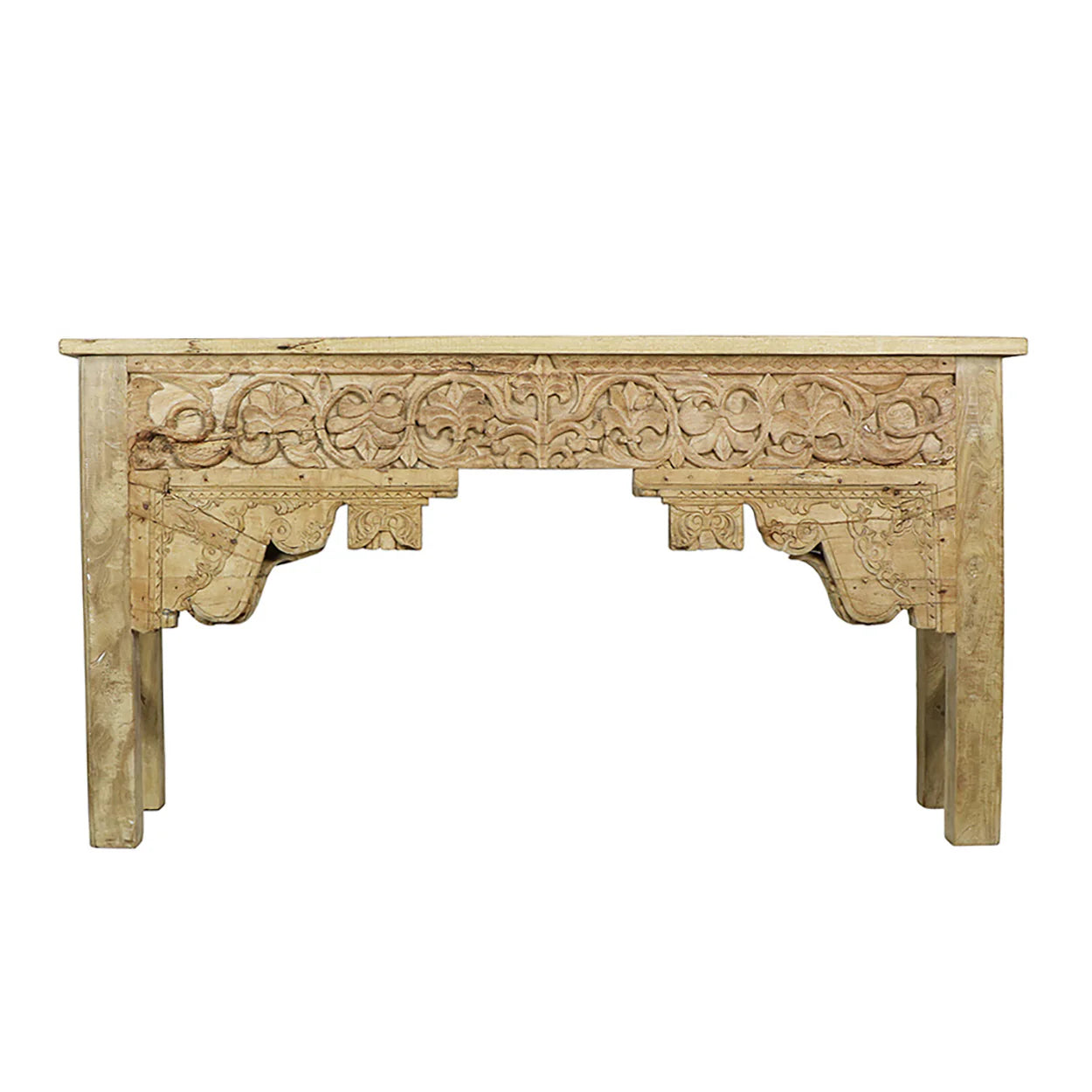 Hand Carved Console Table