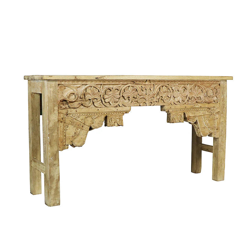 Hand Carved Console Table